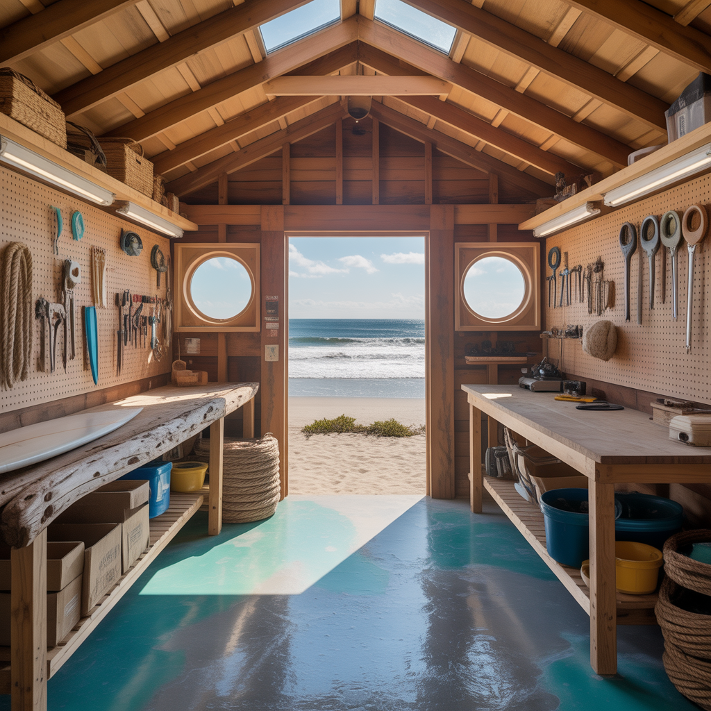 ideas for beach house garage