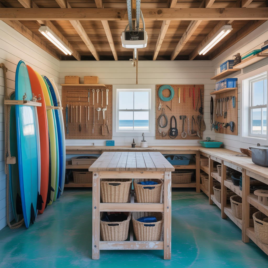 ideas for beach house garage
