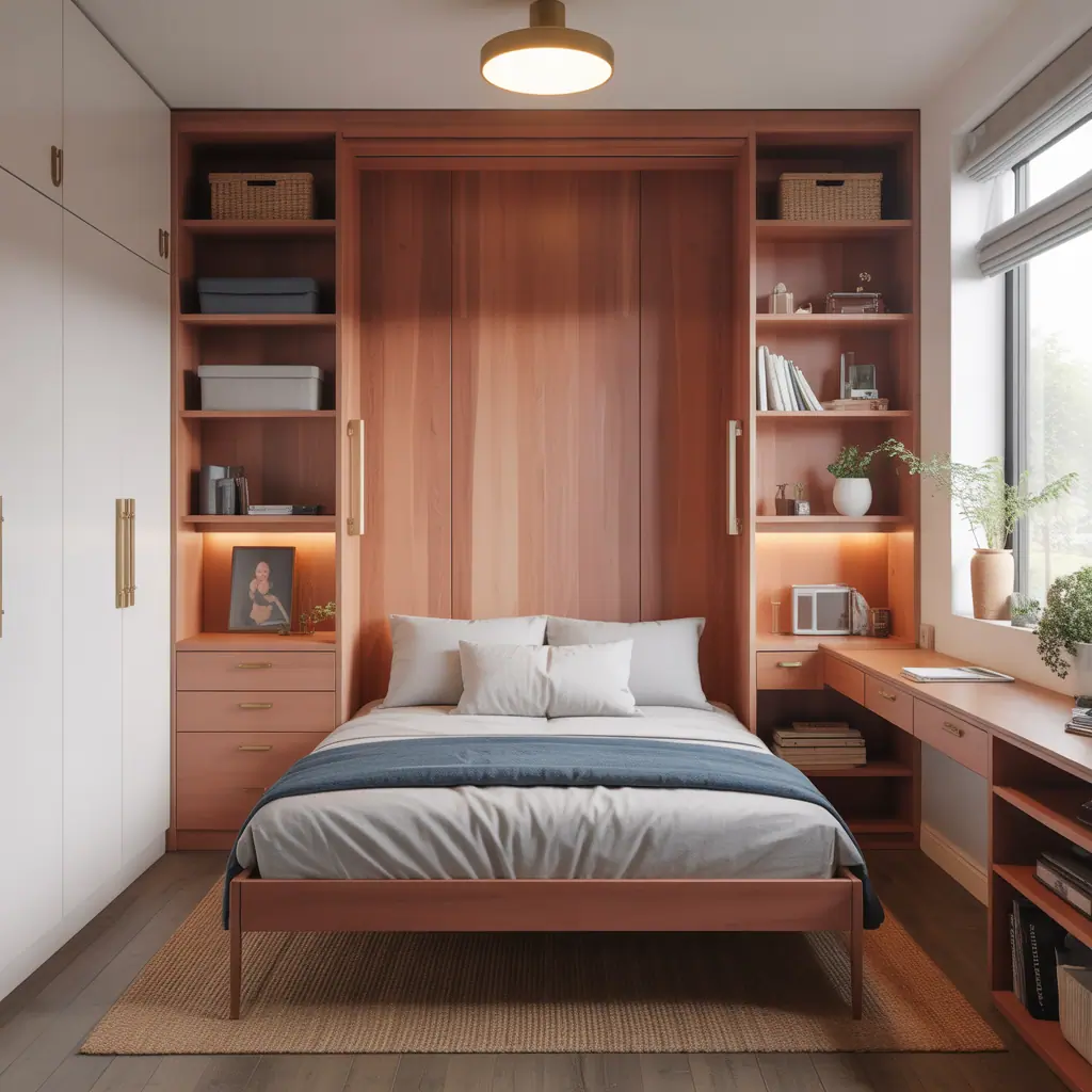 ideas for bed in closet