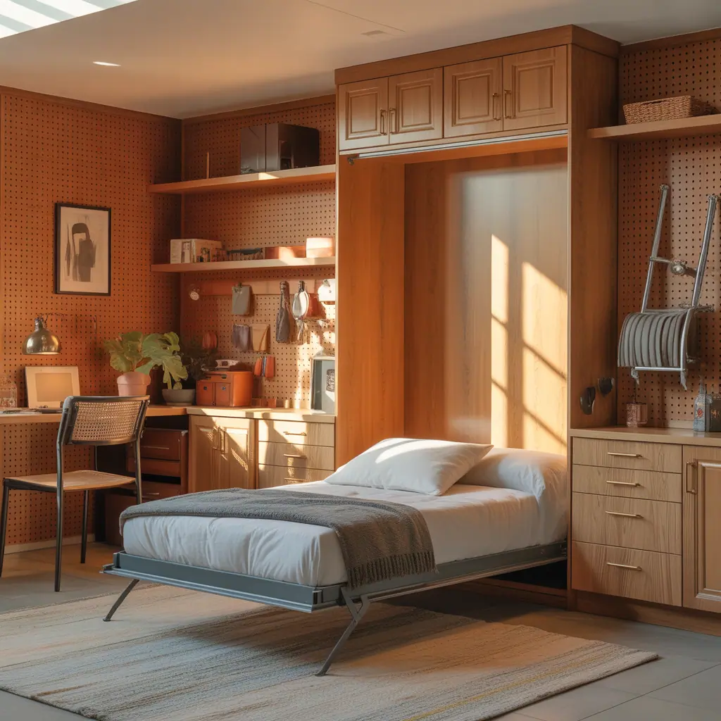 ideas for bed in closet