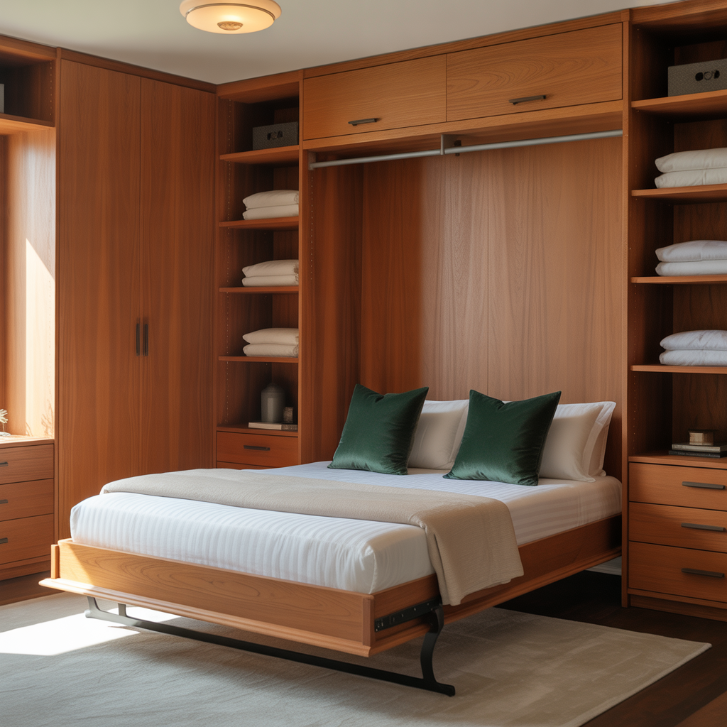 ideas for bed in closet