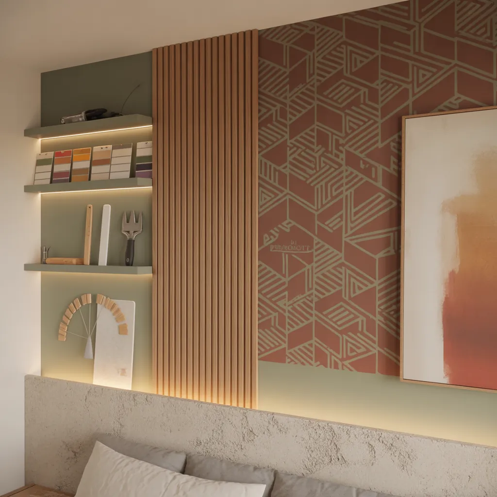 ideas for bedroom accent wall