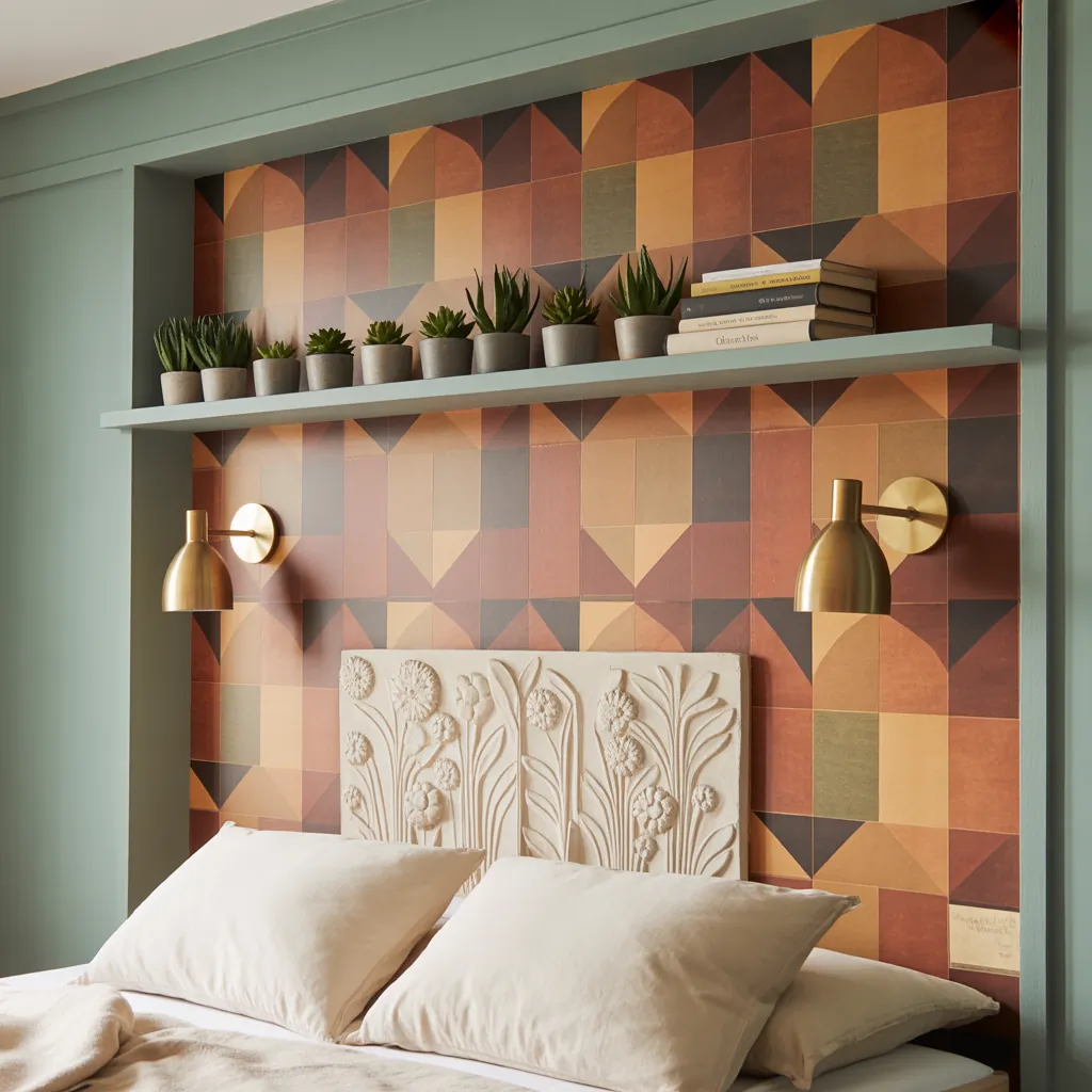 ideas for bedroom accent wall