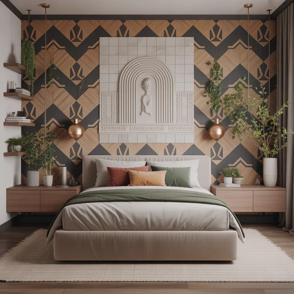 ideas for bedroom accent wall