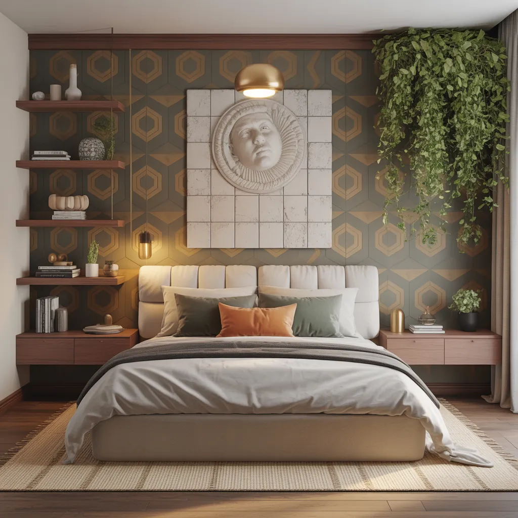 ideas for bedroom accent wall