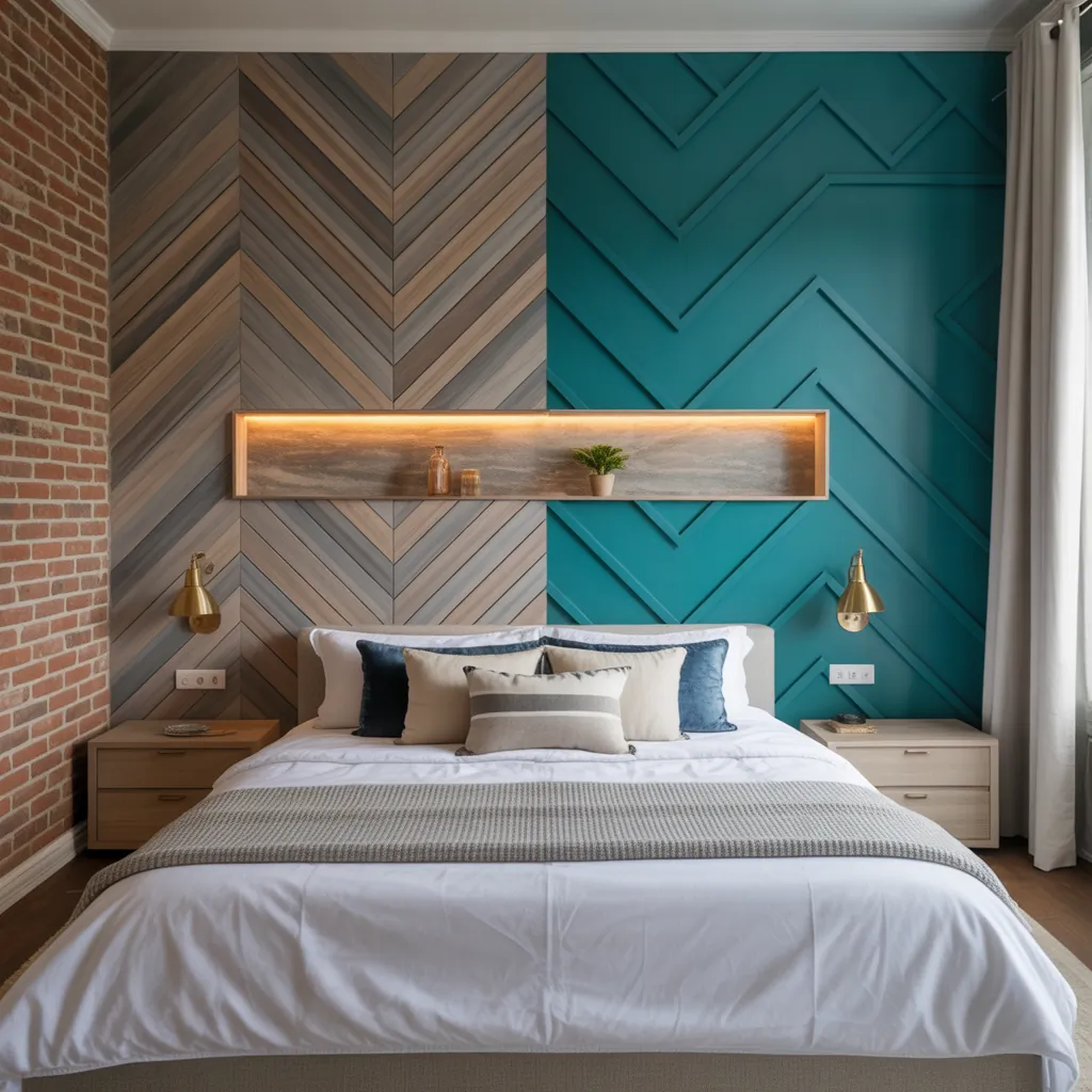 ideas for bedroom accent wall