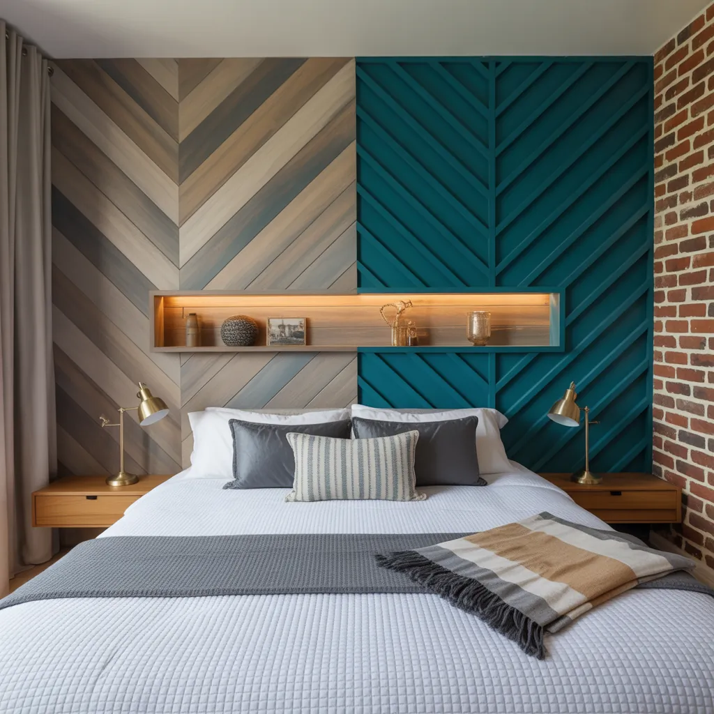 ideas for bedroom accent wall