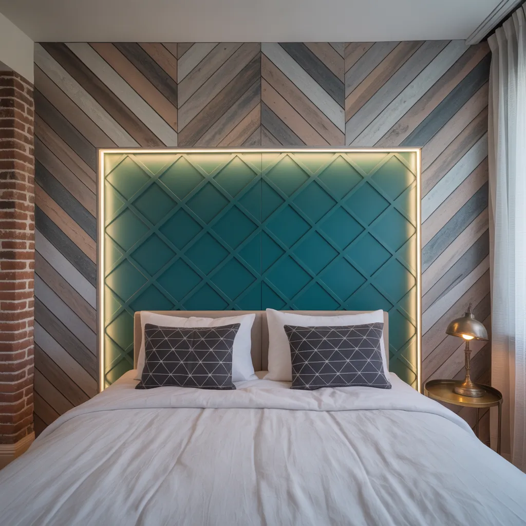 ideas for bedroom accent wall
