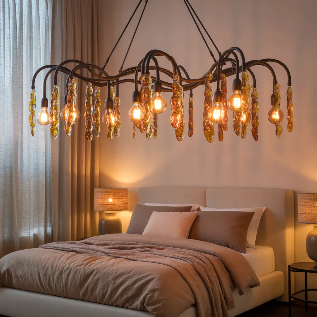 ideas for bedroom chandeliers