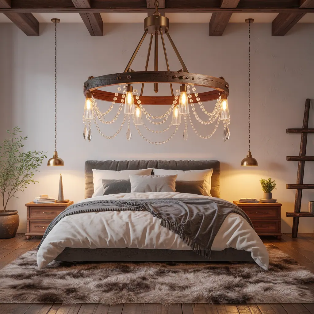 ideas for bedroom chandeliers