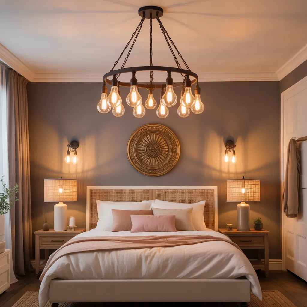 ideas for bedroom chandeliers
