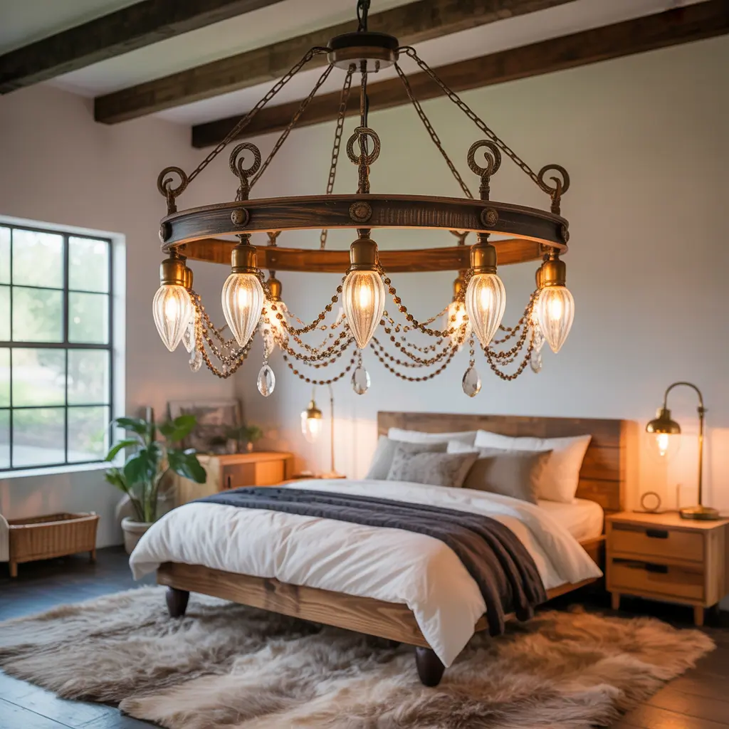 ideas for bedroom chandeliers