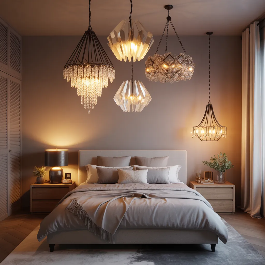 ideas for bedroom chandeliers