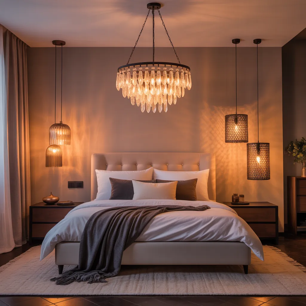 ideas for bedroom chandeliers
