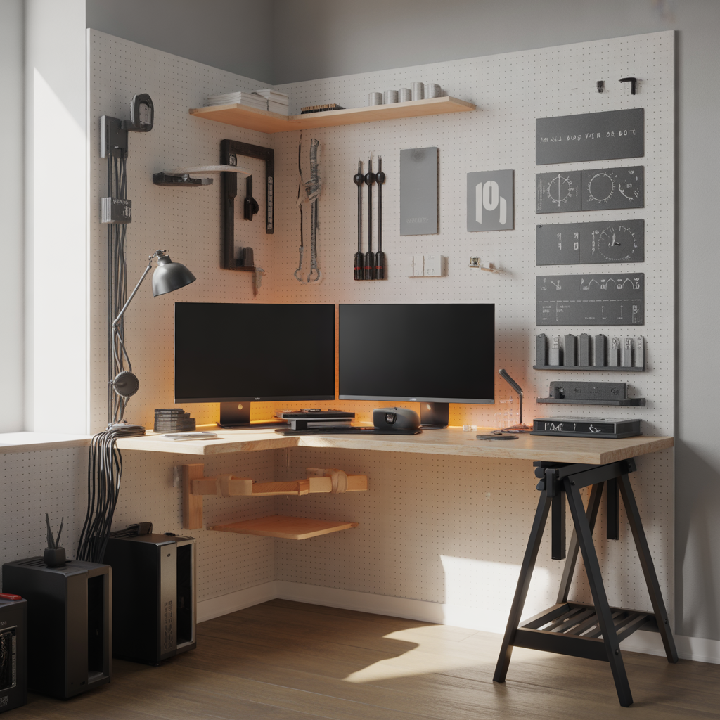 ideas for black and white gaming setup