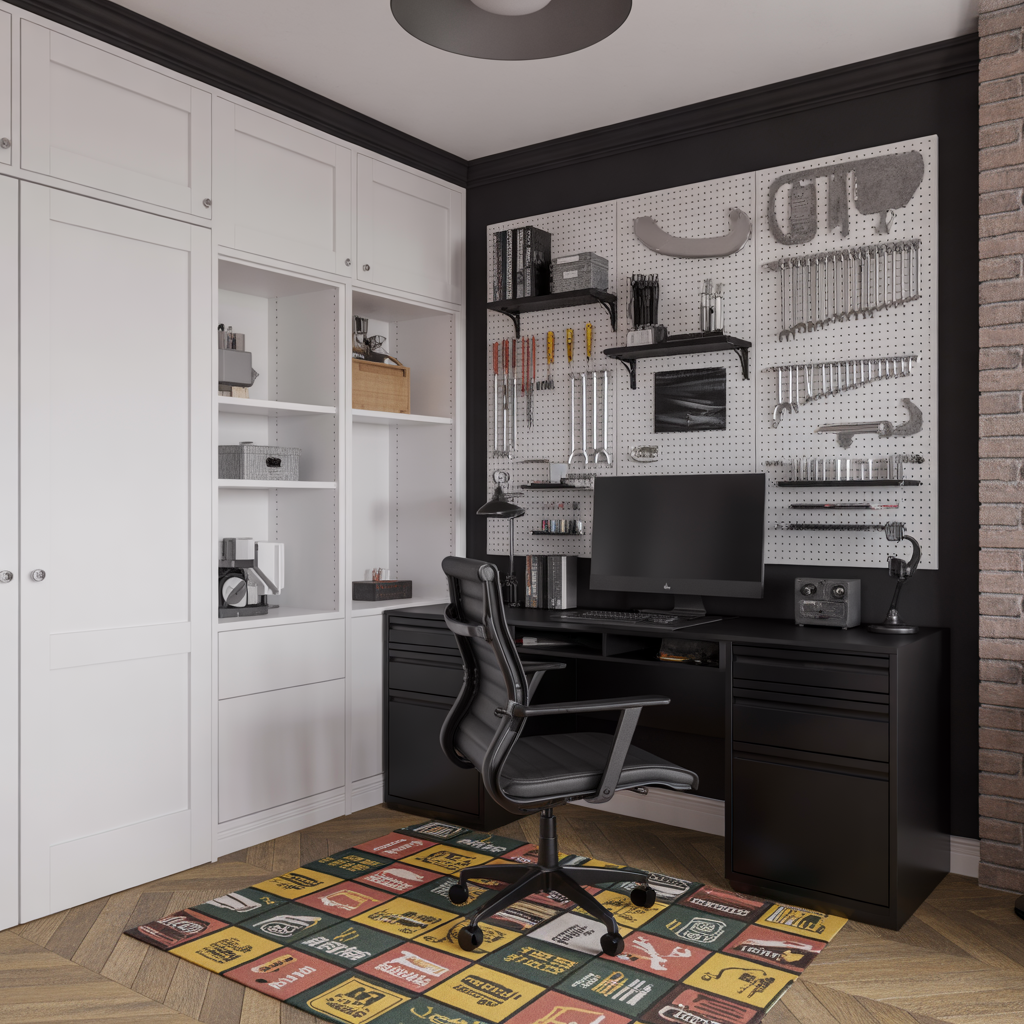 ideas for black and white gaming setup