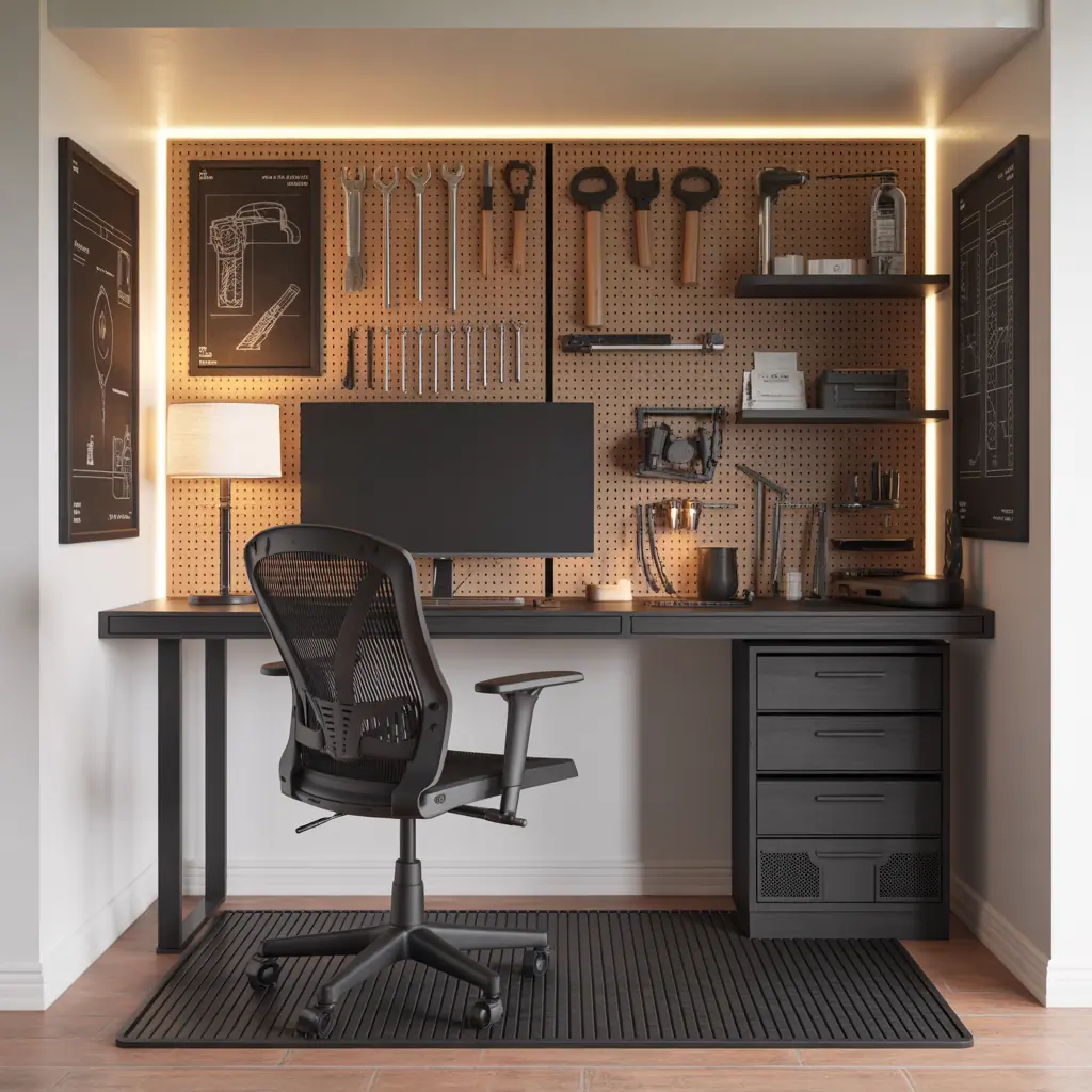 ideas for black and white gaming setup