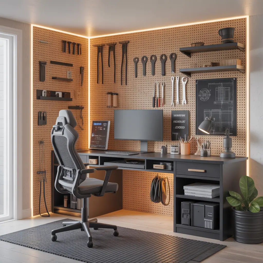 ideas for black and white gaming setup