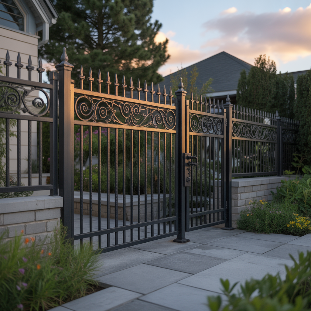ideas for black fences