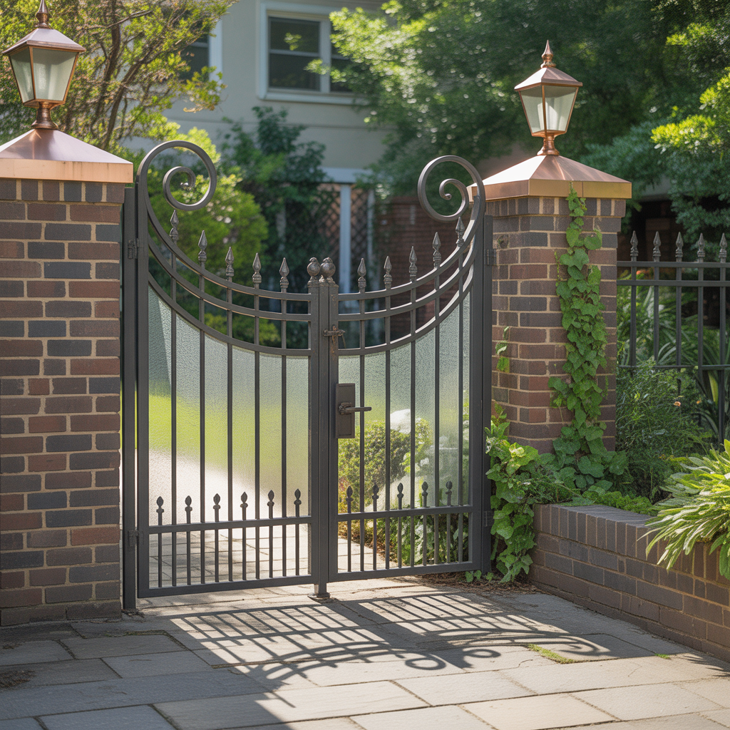 ideas for black fences