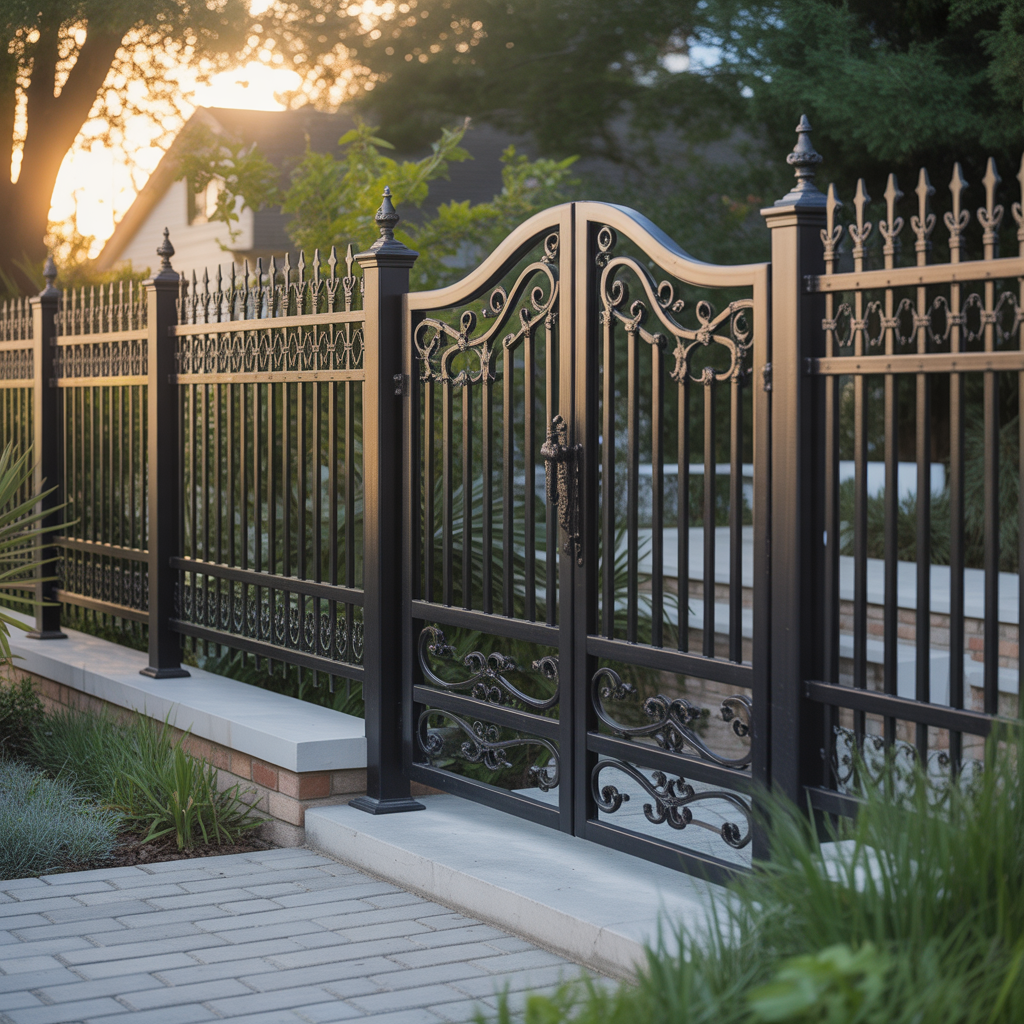 ideas for black fences