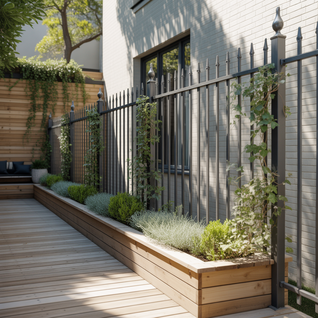 ideas for black fences
