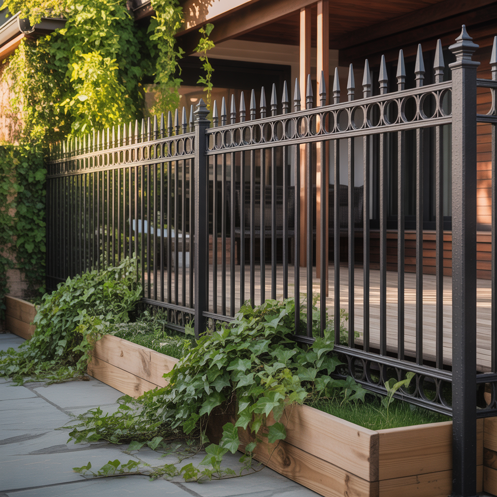 ideas for black fences