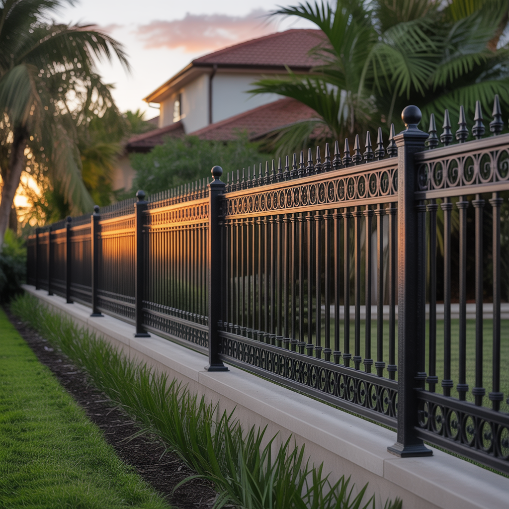ideas for black fences