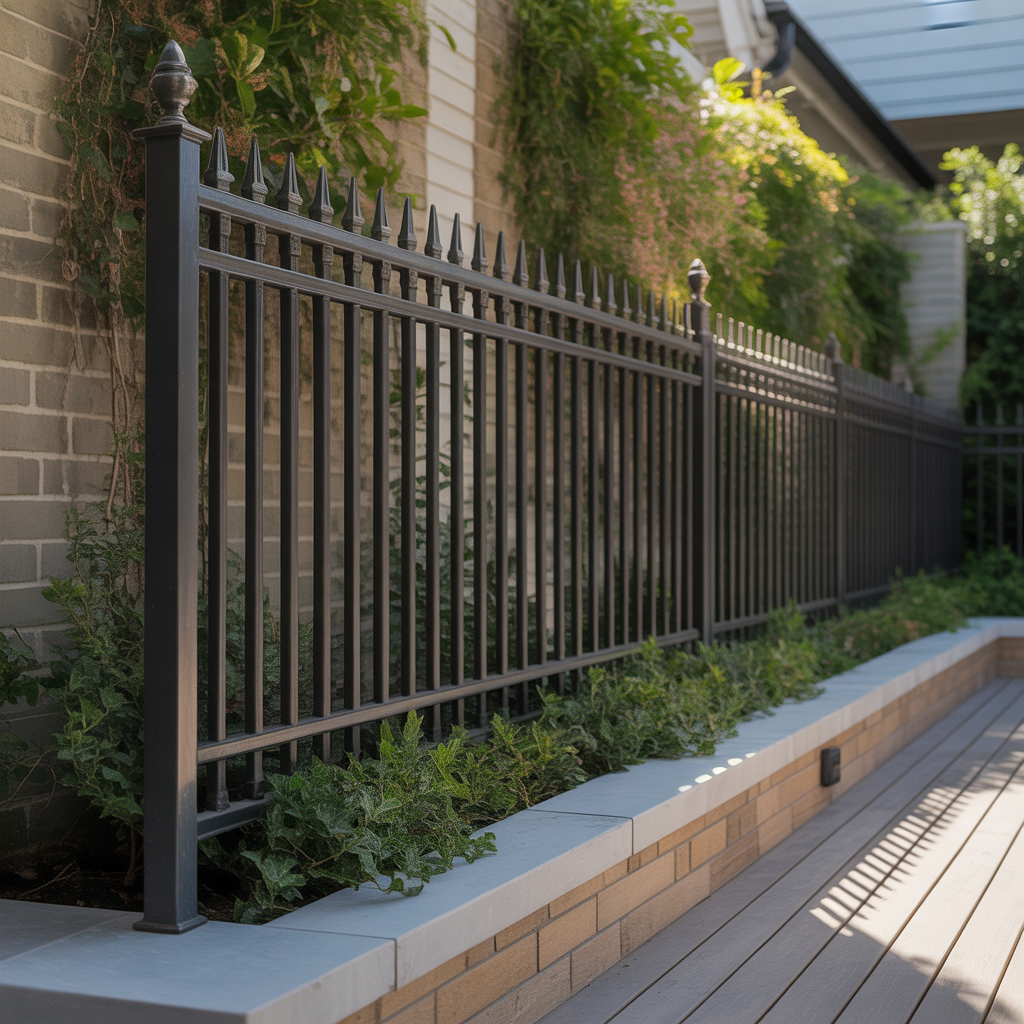 ideas for black fences