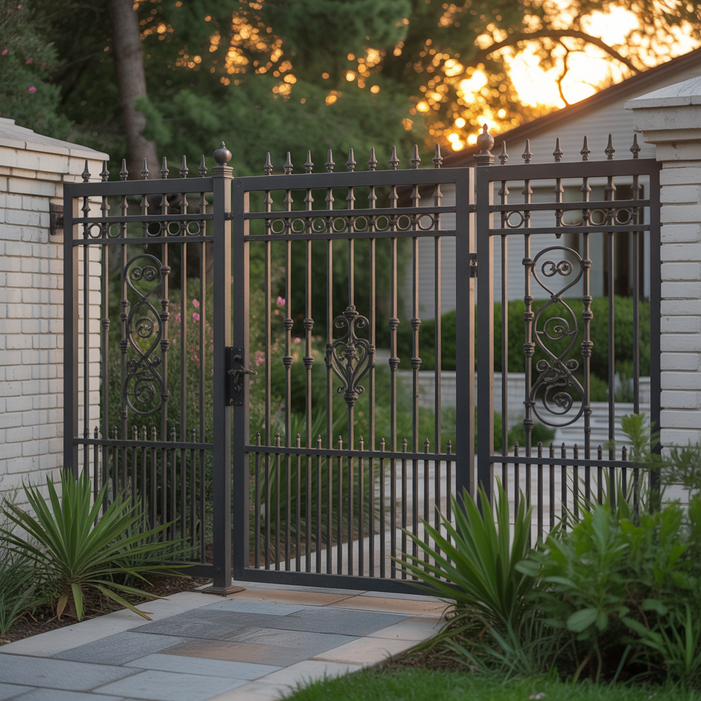 ideas for black fences