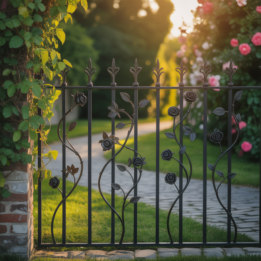 ideas for black fences
