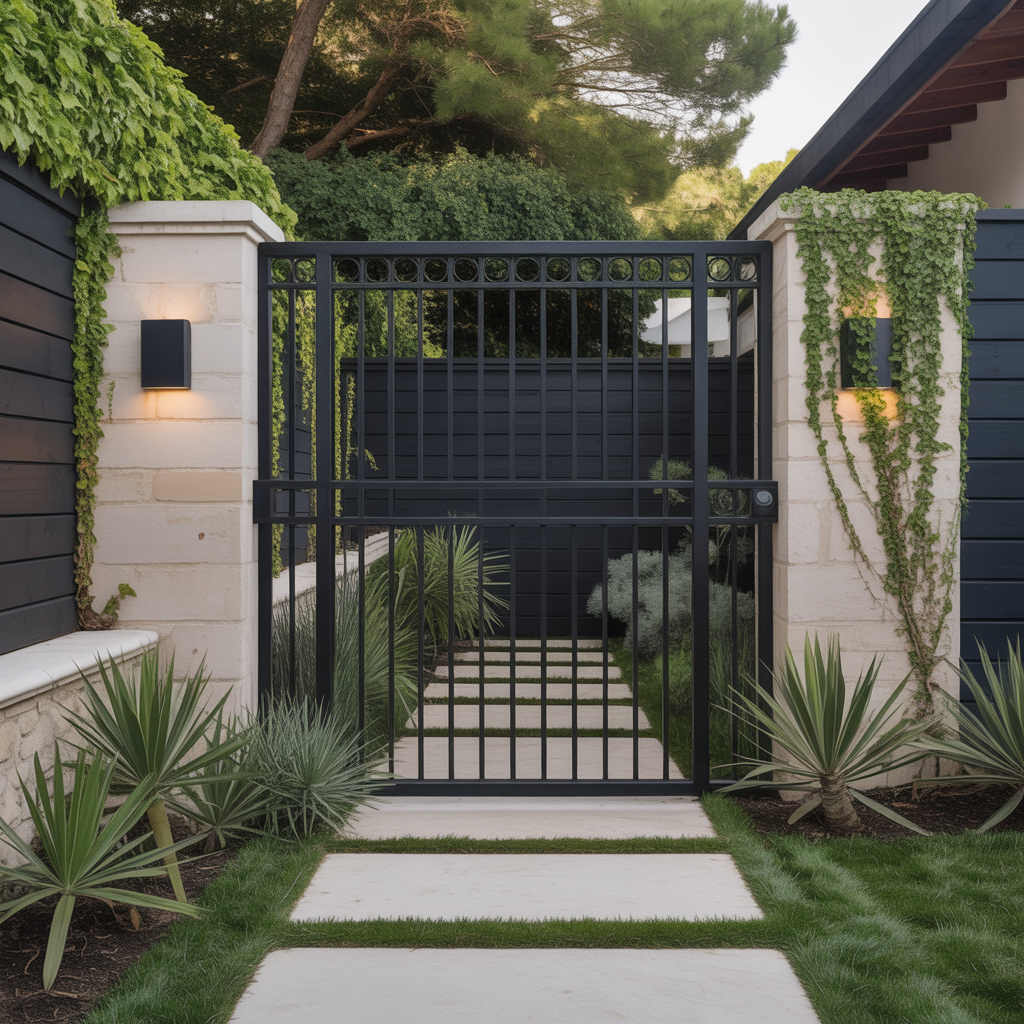ideas for black fences