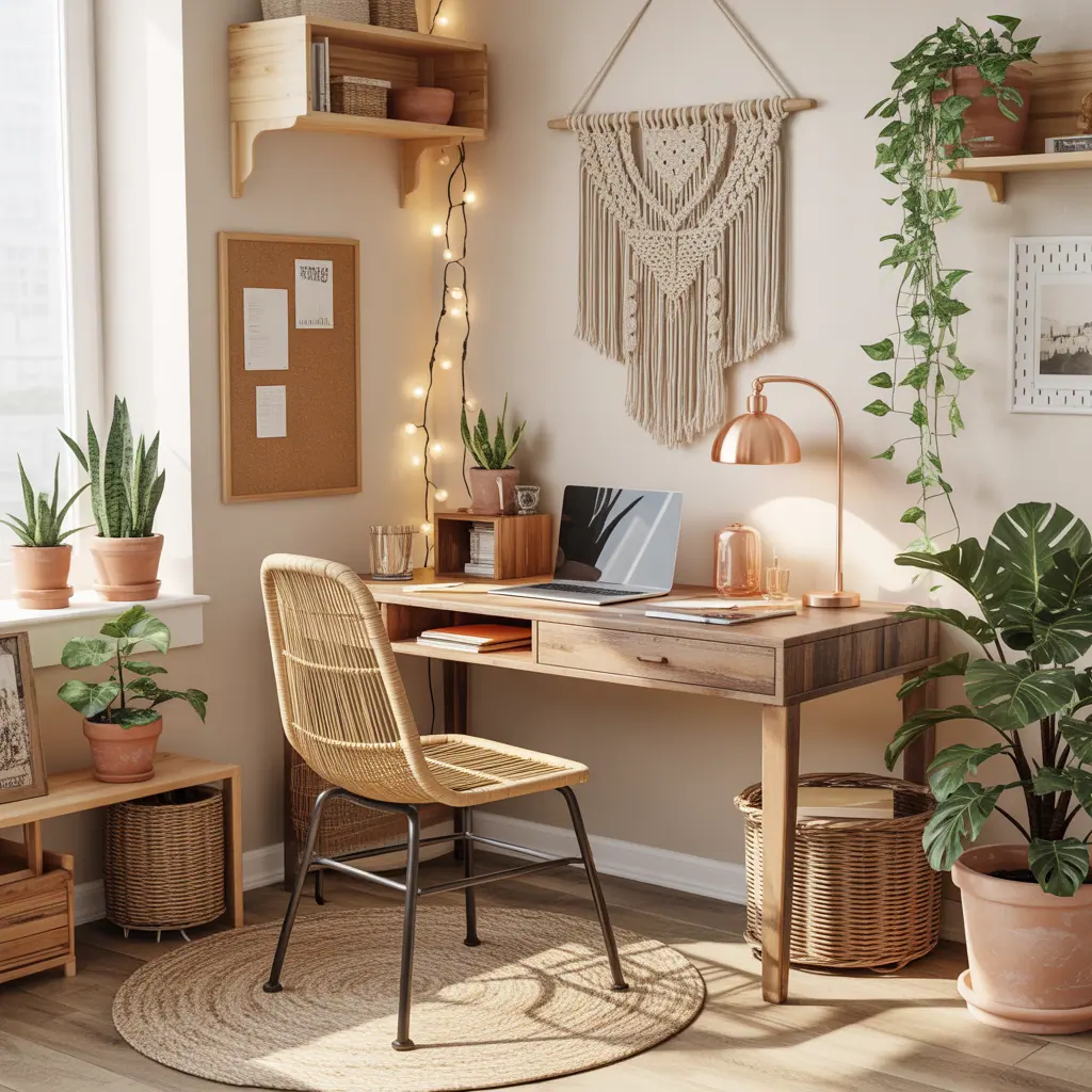 ideas for boho office