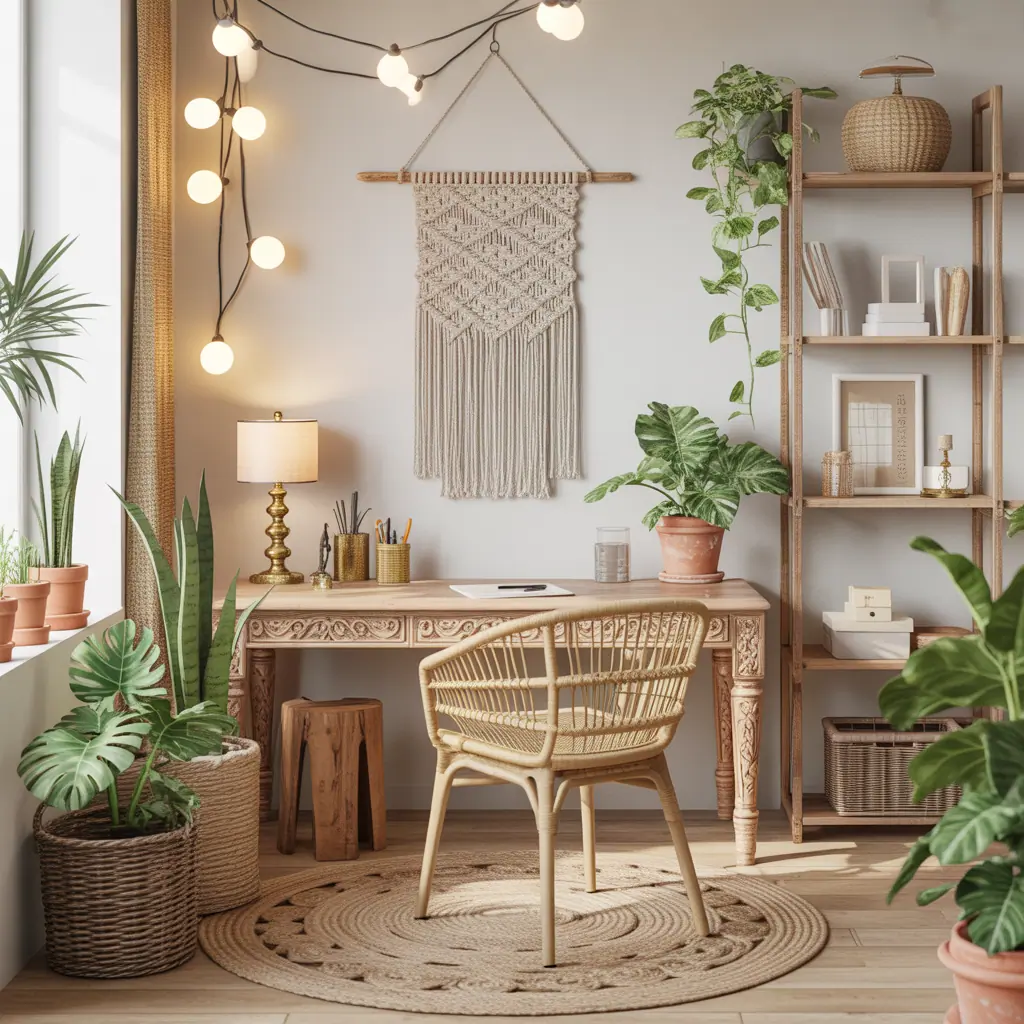ideas for boho office