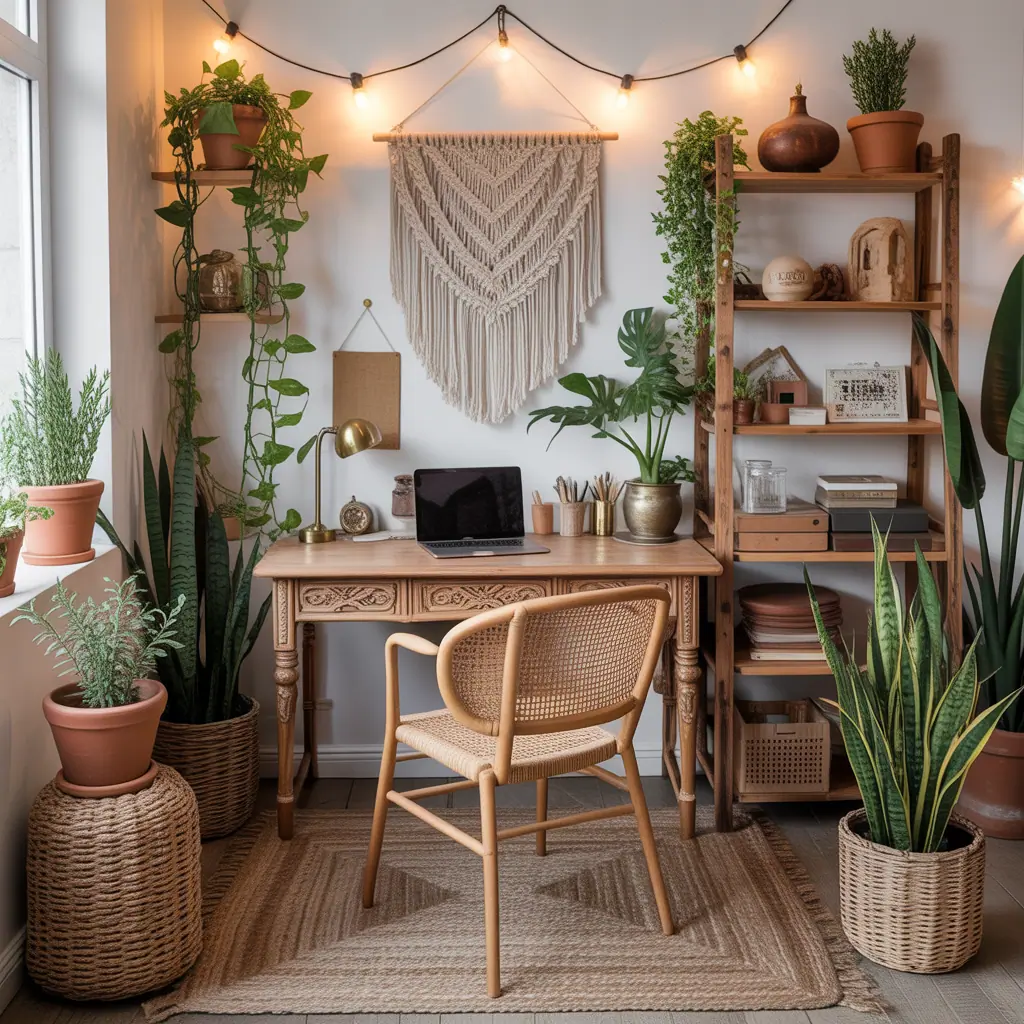 ideas for boho office