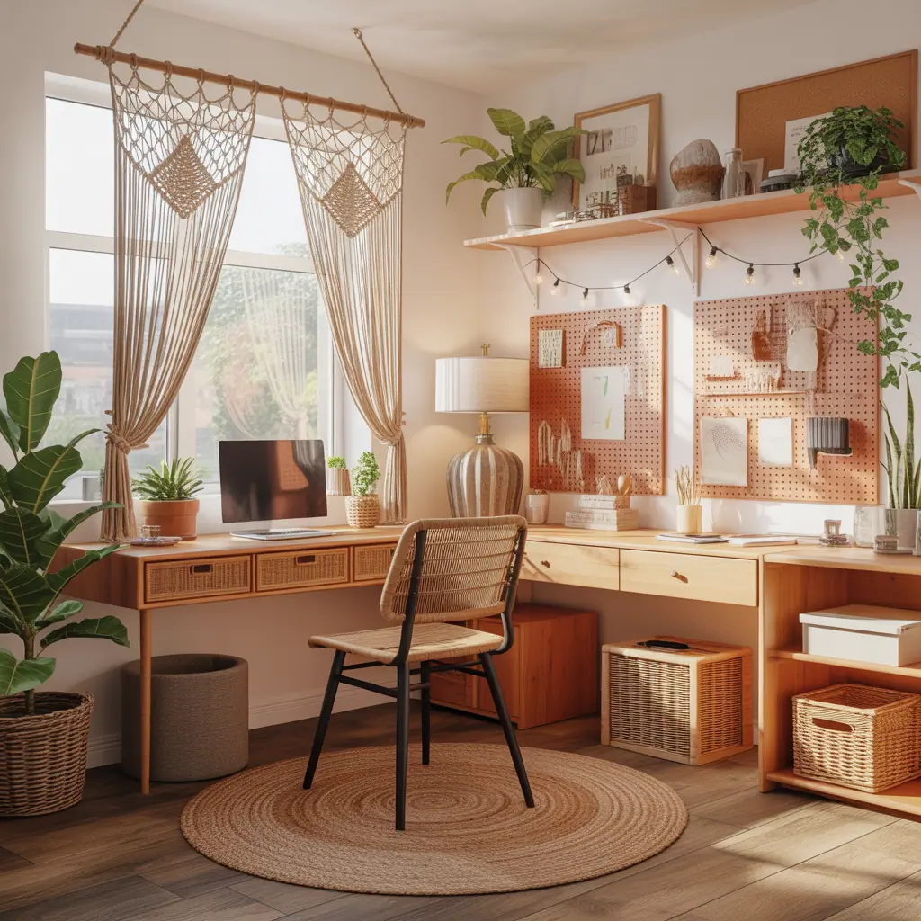 ideas for boho office