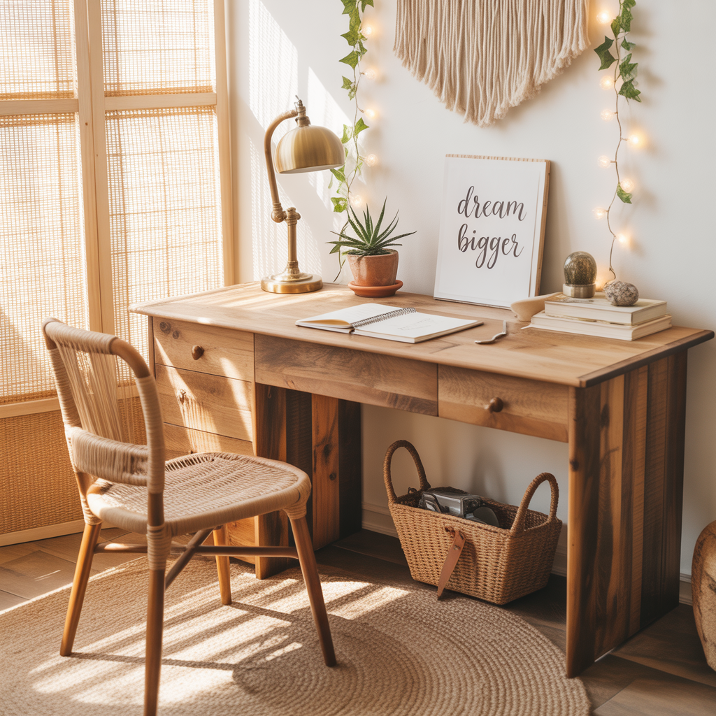 ideas for boho office