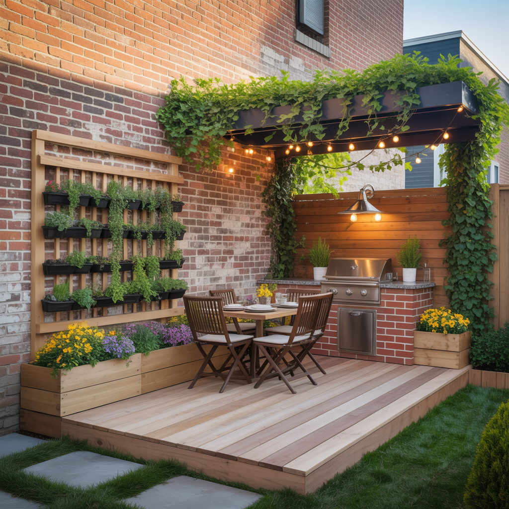 ideas for brownstone backyard