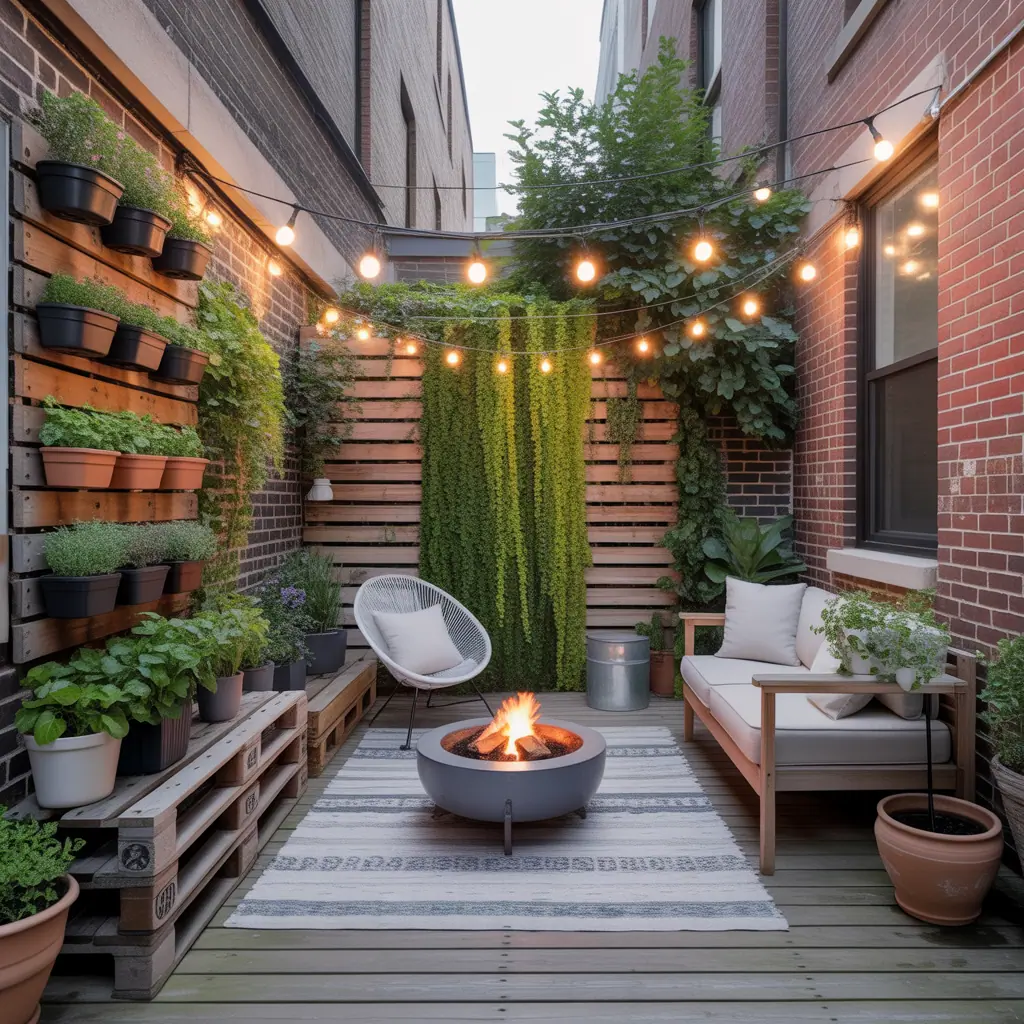 ideas for brownstone backyard