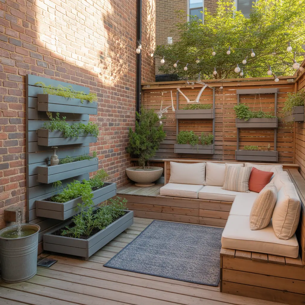 ideas for brownstone backyard