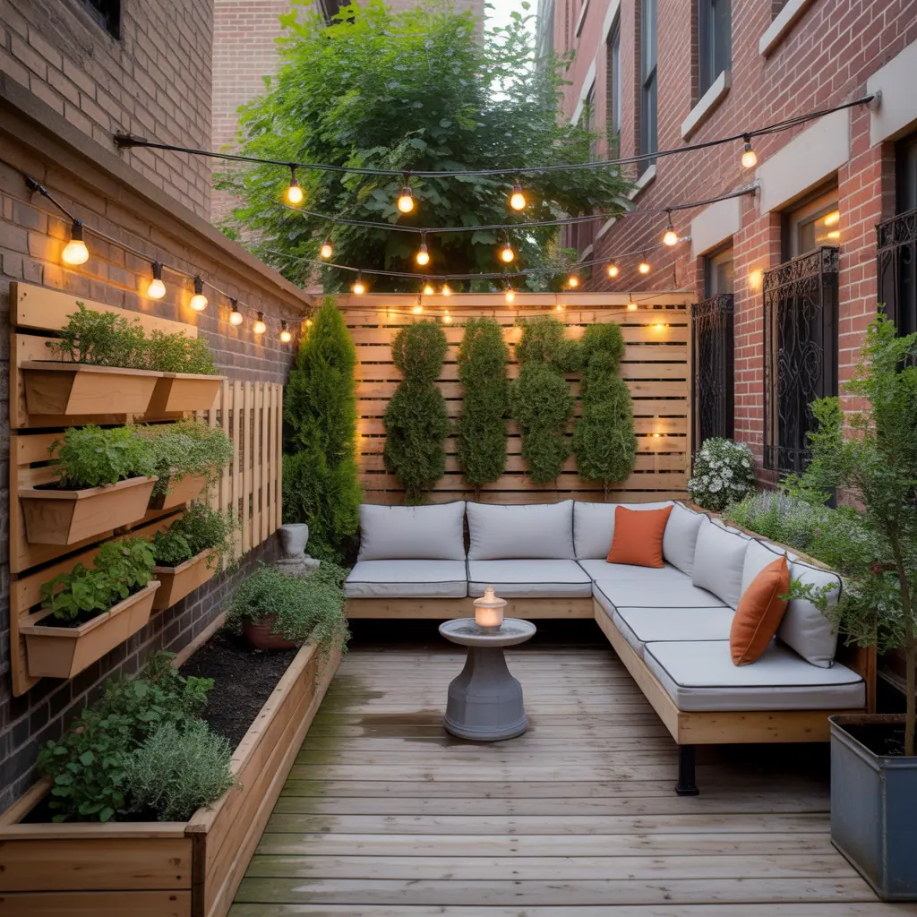 ideas for brownstone backyard