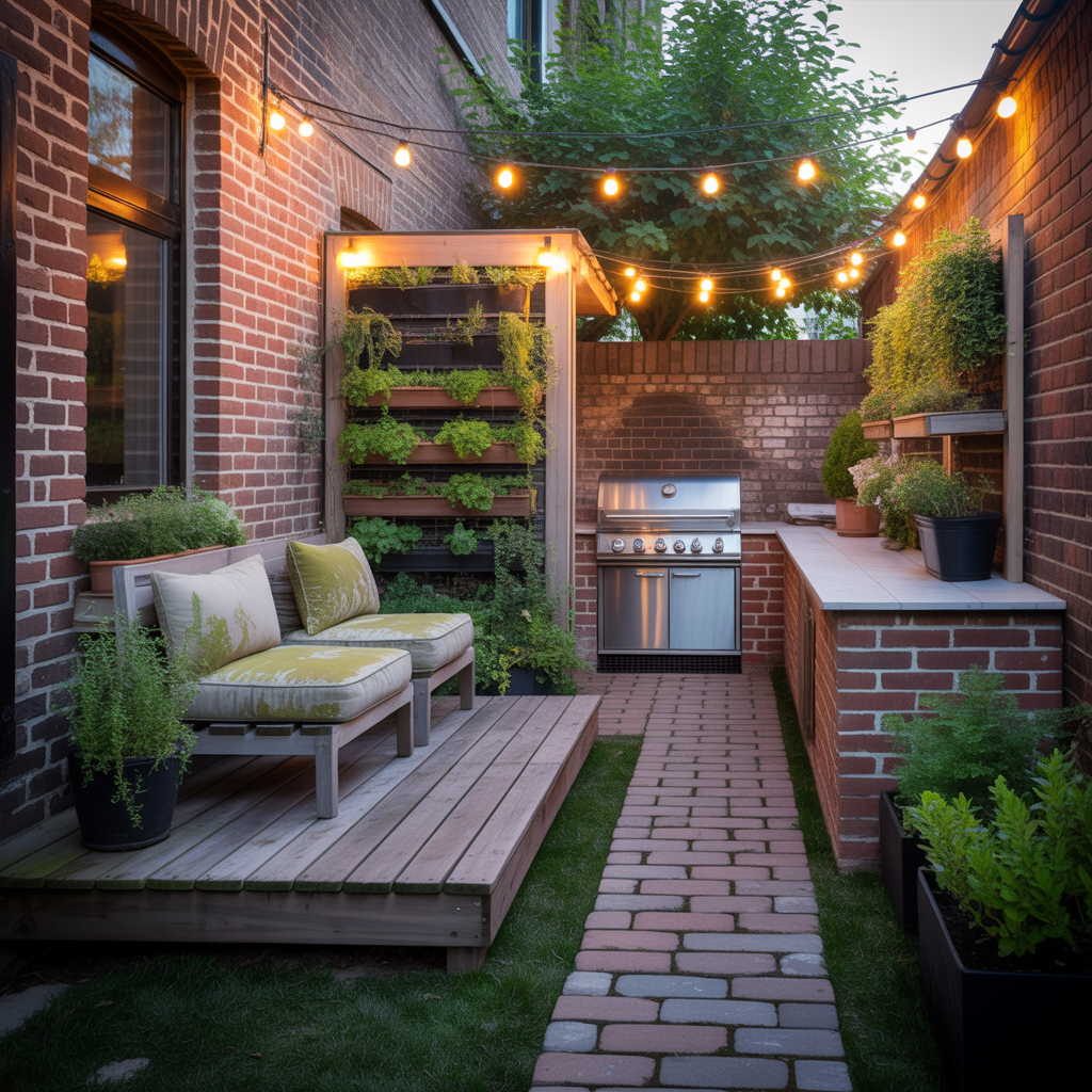 ideas for brownstone backyard