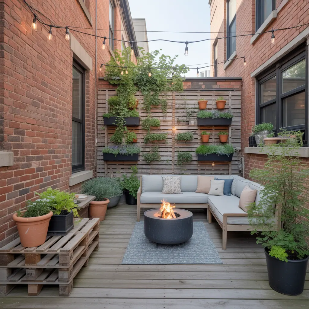 ideas for brownstone backyard