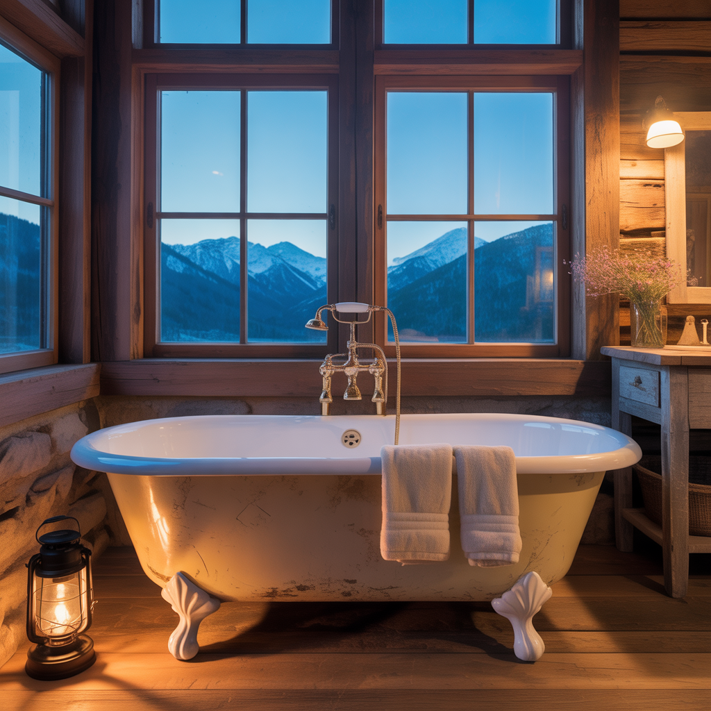 ideas for cabin bathrooms