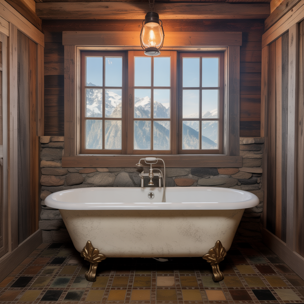 ideas for cabin bathrooms