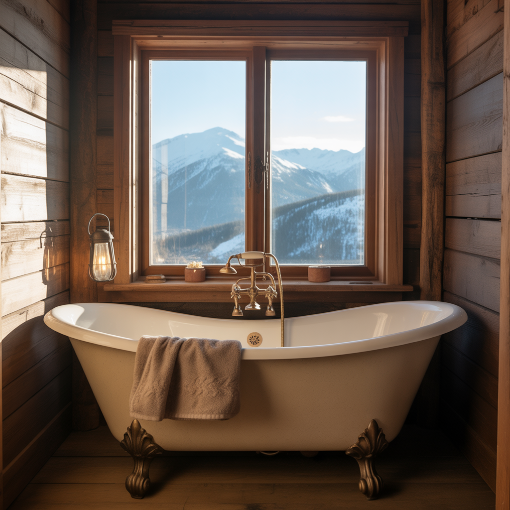 ideas for cabin bathrooms