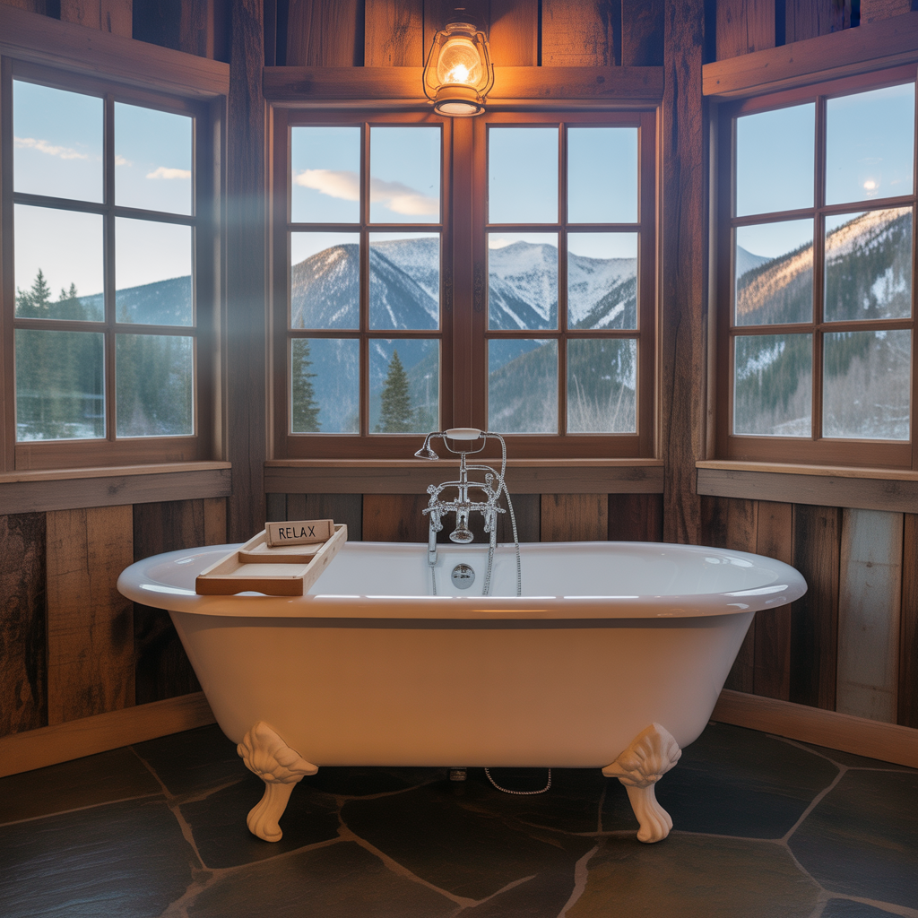 ideas for cabin bathrooms