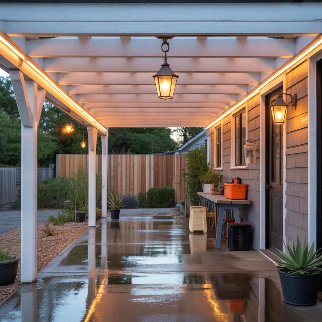 ideas for carport lights