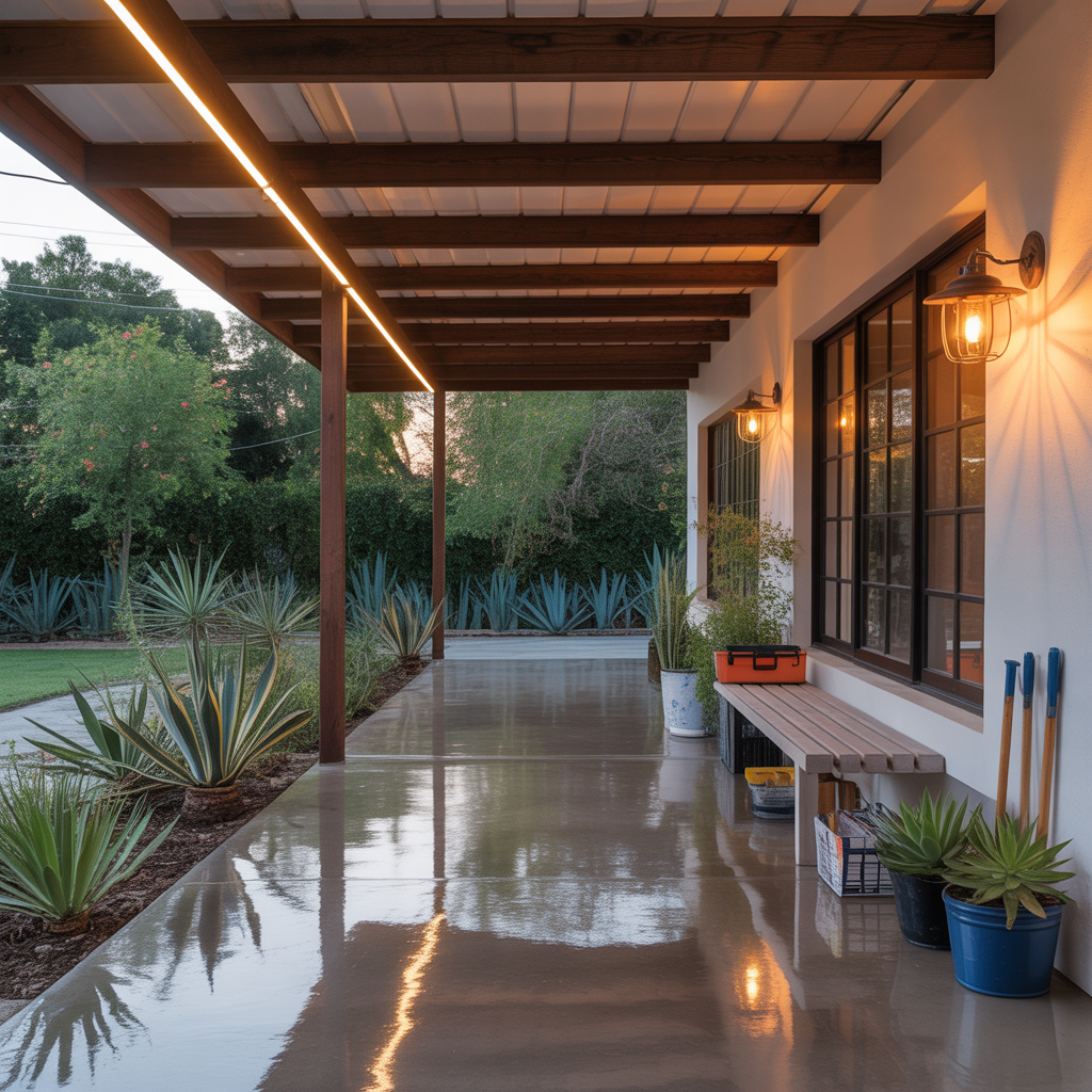 ideas for carport lights