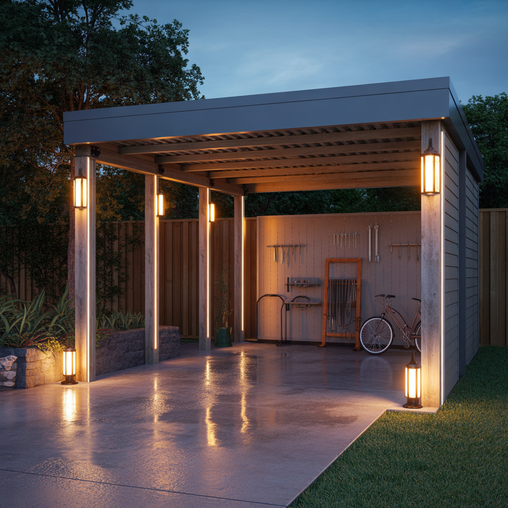 ideas for carport lights